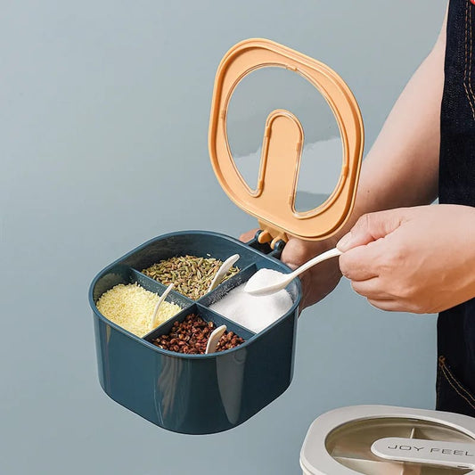 4 In 1 Plastic Seasoning Box