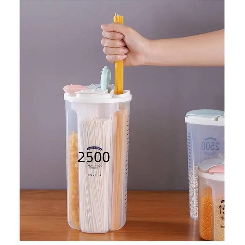 4 in 1 Cereals Storage Box Sealed Jar (Premium Quality)