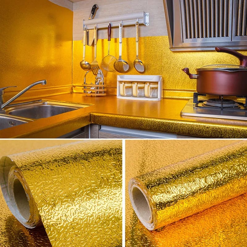 Aluminum Kitchen Oil-proof Self Adhesive Stickers