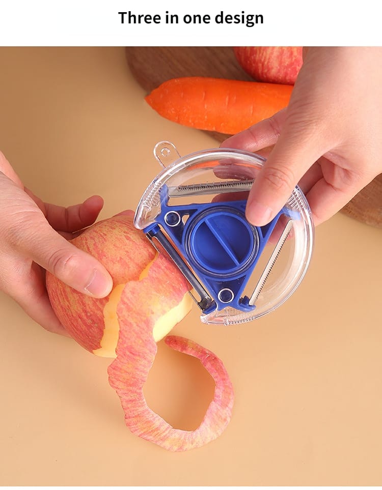3 in 1 Multifunctional Paring Knife Fruit Vegetable Peeler