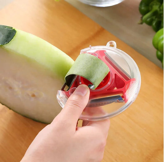 3 in 1 Multifunctional Paring Knife Fruit Vegetable Peeler