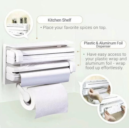 3 in 1 Foil FilmTriple Paper Dispenser.