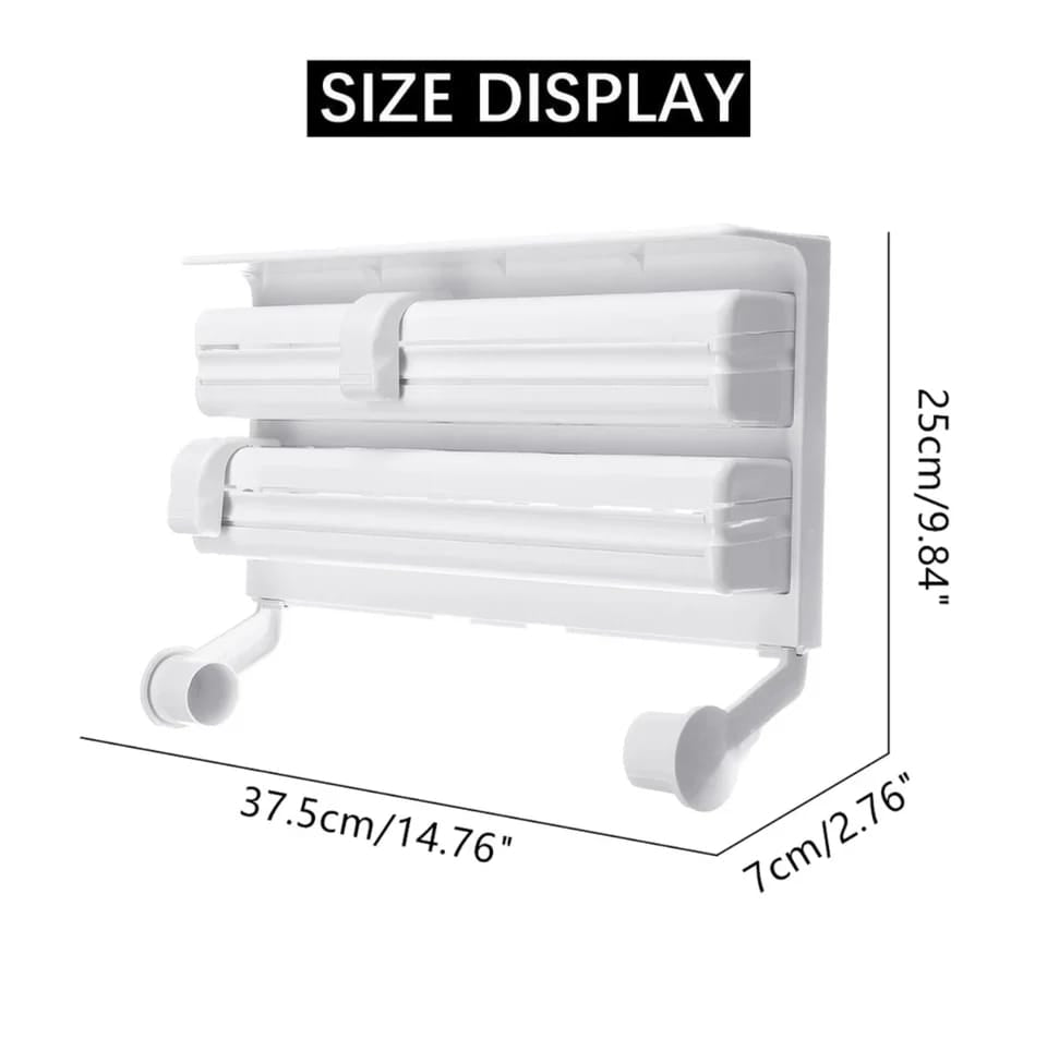 3 in 1 Foil FilmTriple Paper Dispenser.