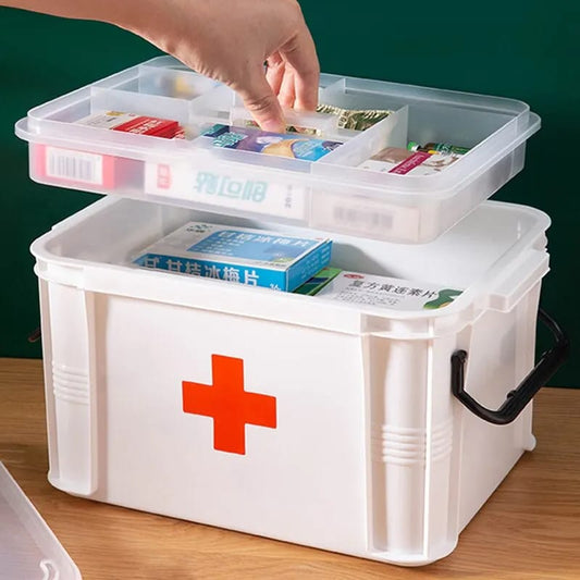 First Aid Kit Medicine Storage Box