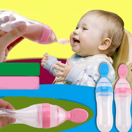 90ML Infant Baby Silicone Feeder