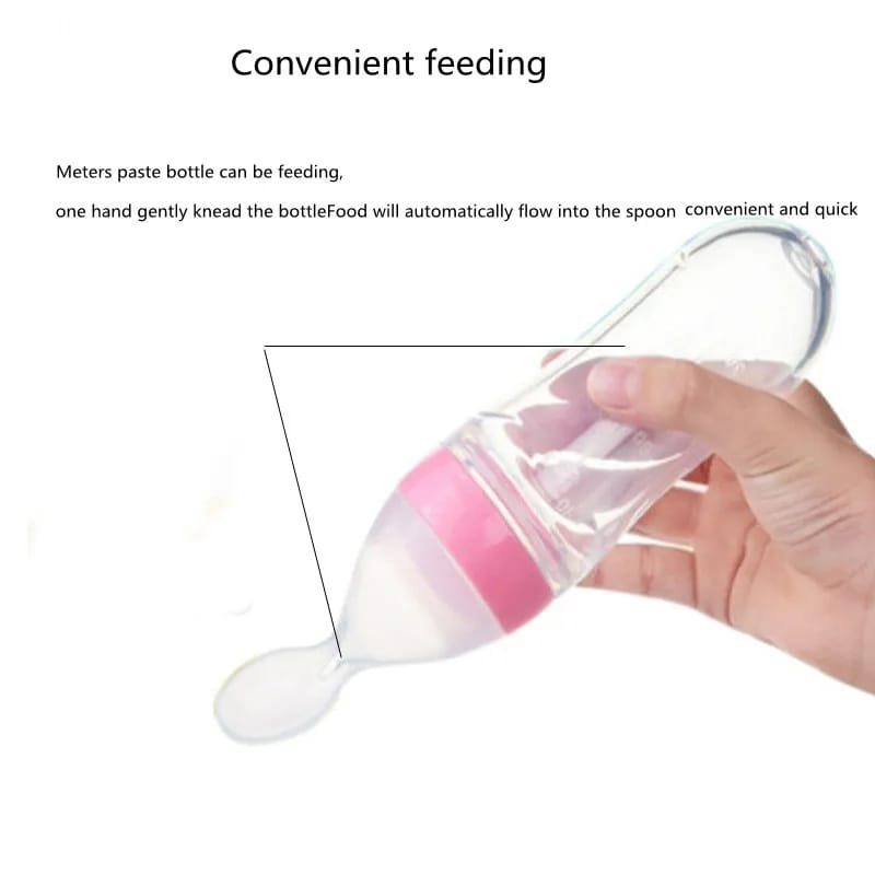 90ML Infant Baby Silicone Feeder