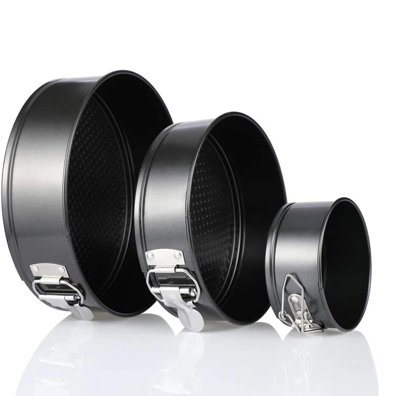 3 Pcs Round Nonstick Baking Pans
