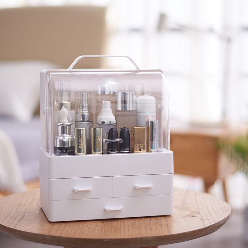 Desk Standing Dustproof Makeup Cosmetic Organizer