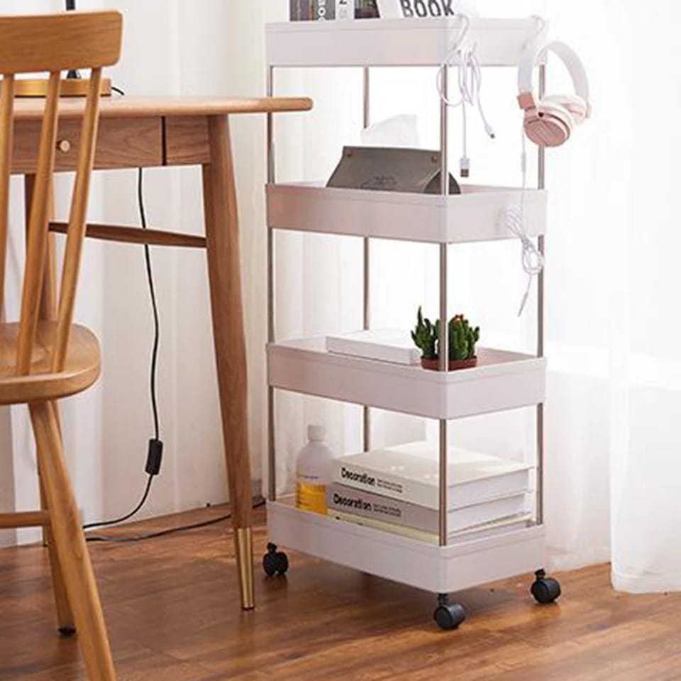 4 Tier Multi-Functional Storage Trolley