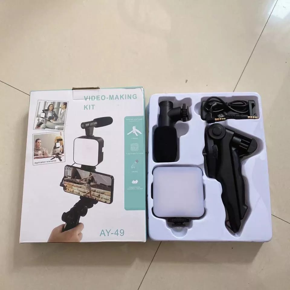 Cell Phone Tripod Video Recording Kit
