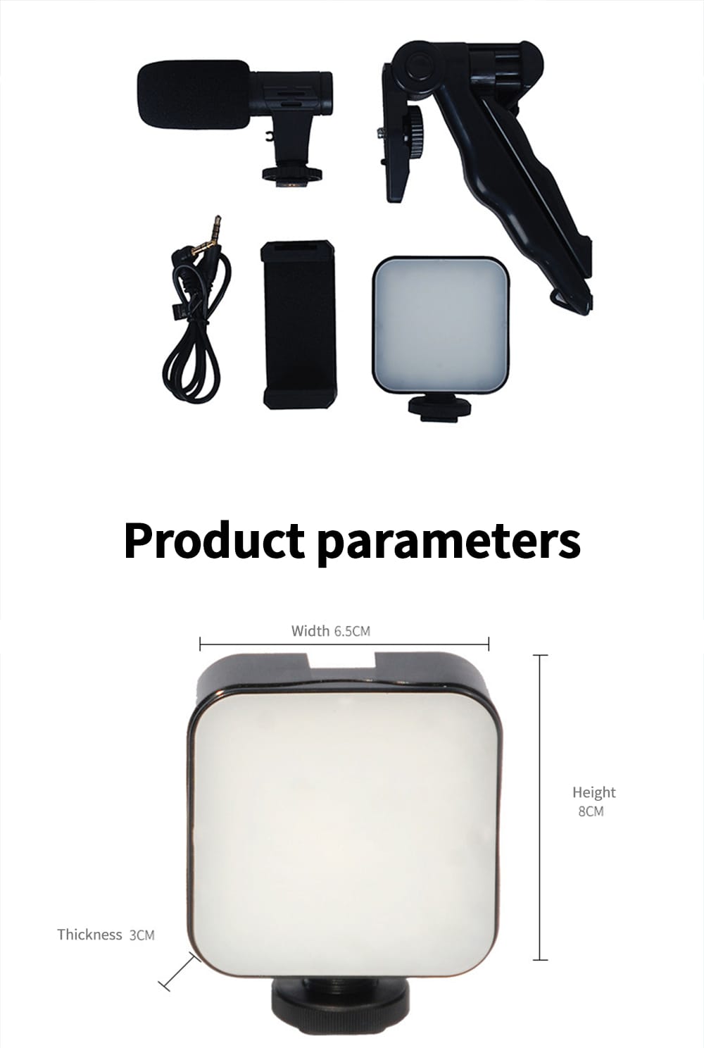 Cell Phone Tripod Video Recording Kit