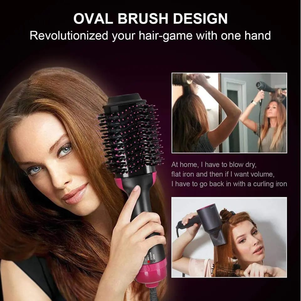 3 In 1 Hot Hair Dryer Brush