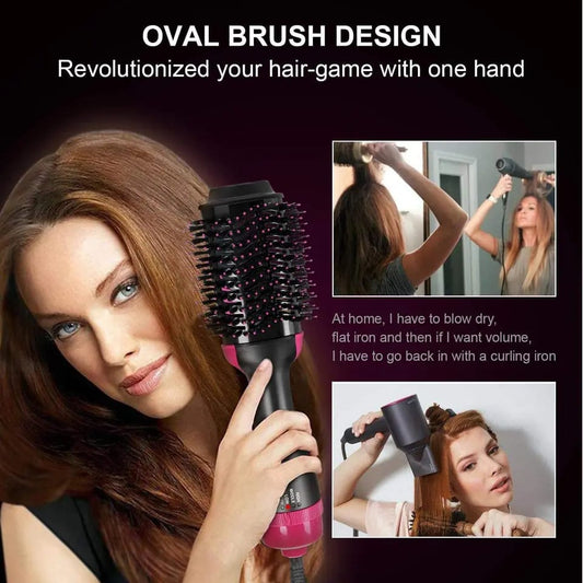 3 In 1 Hot Hair Dryer Brush