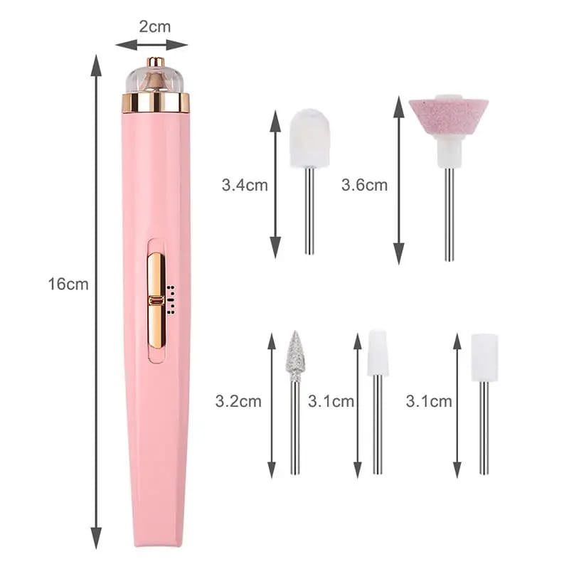 5 in 1 Professional Salon Nail Tool Kit