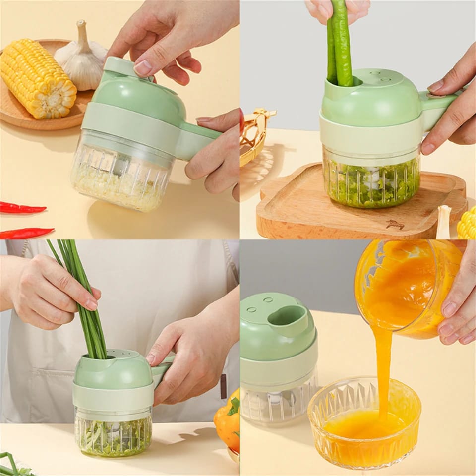 4In1 Wireless Electric Vegetable Chopper