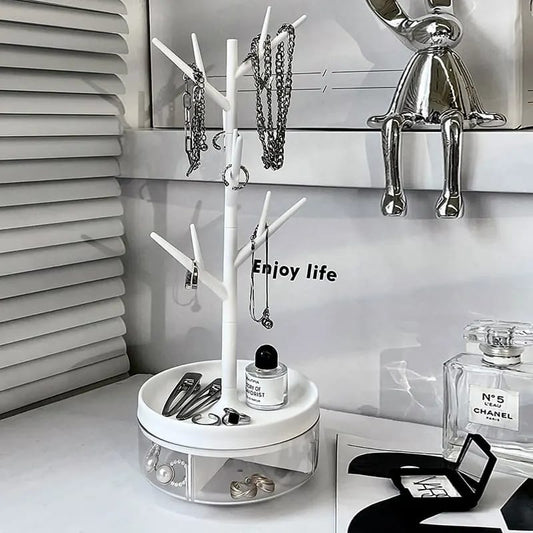 Branch Jewelry Rack with Rotatable Base