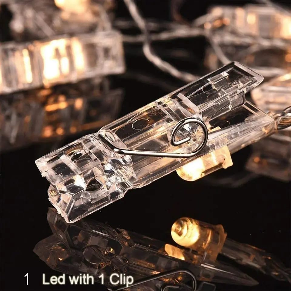 LED Photo Clip String Light