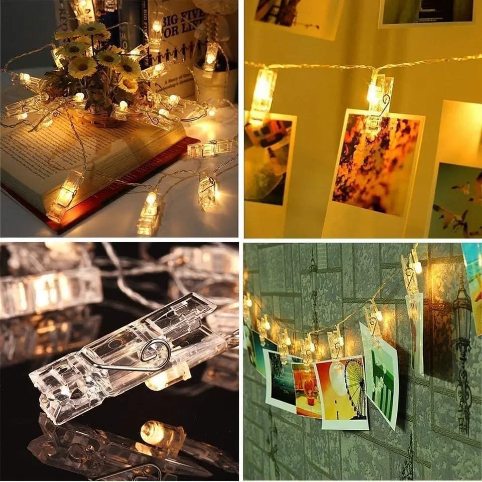 LED Photo Clip String Light