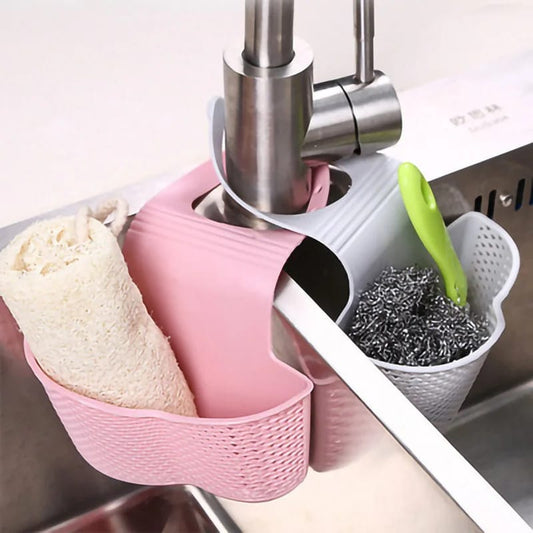 Creative Draining Sink Storage Basket