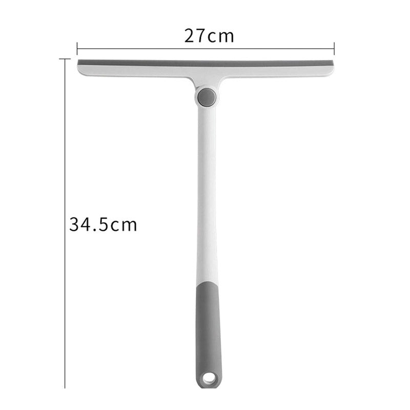 Window Glass Wiper Cleaner, Silicone Handle Shower Squeegee