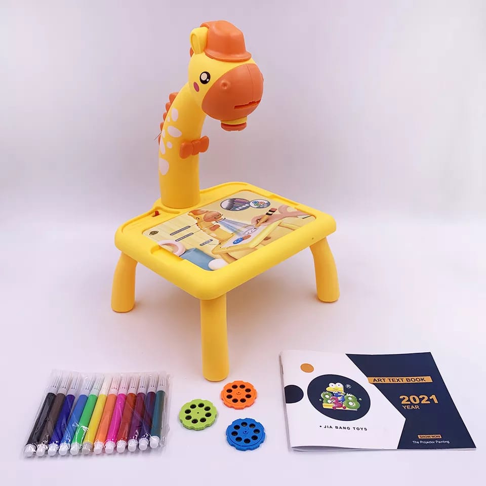 LED Projector Drawing Kids Writing Table