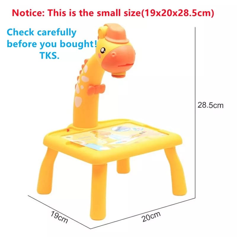 LED Projector Drawing Kids Writing Table