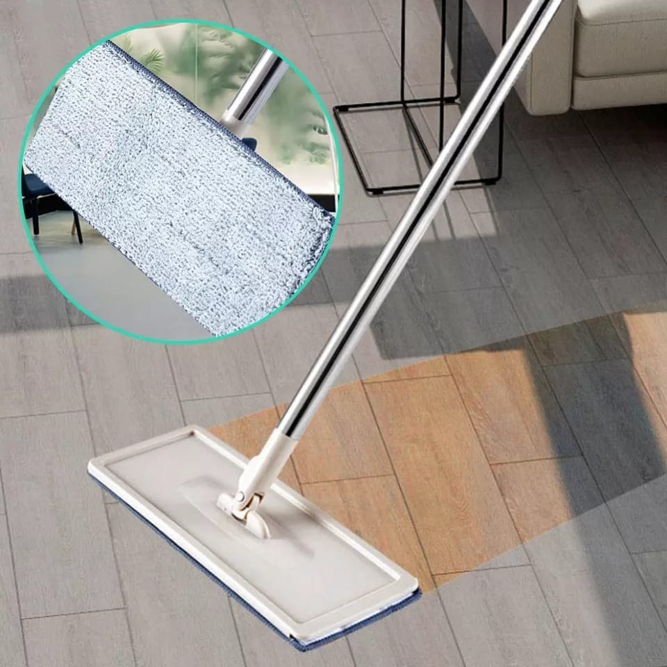 Magic Microfiber Flat Squeeze Mop With Bucket