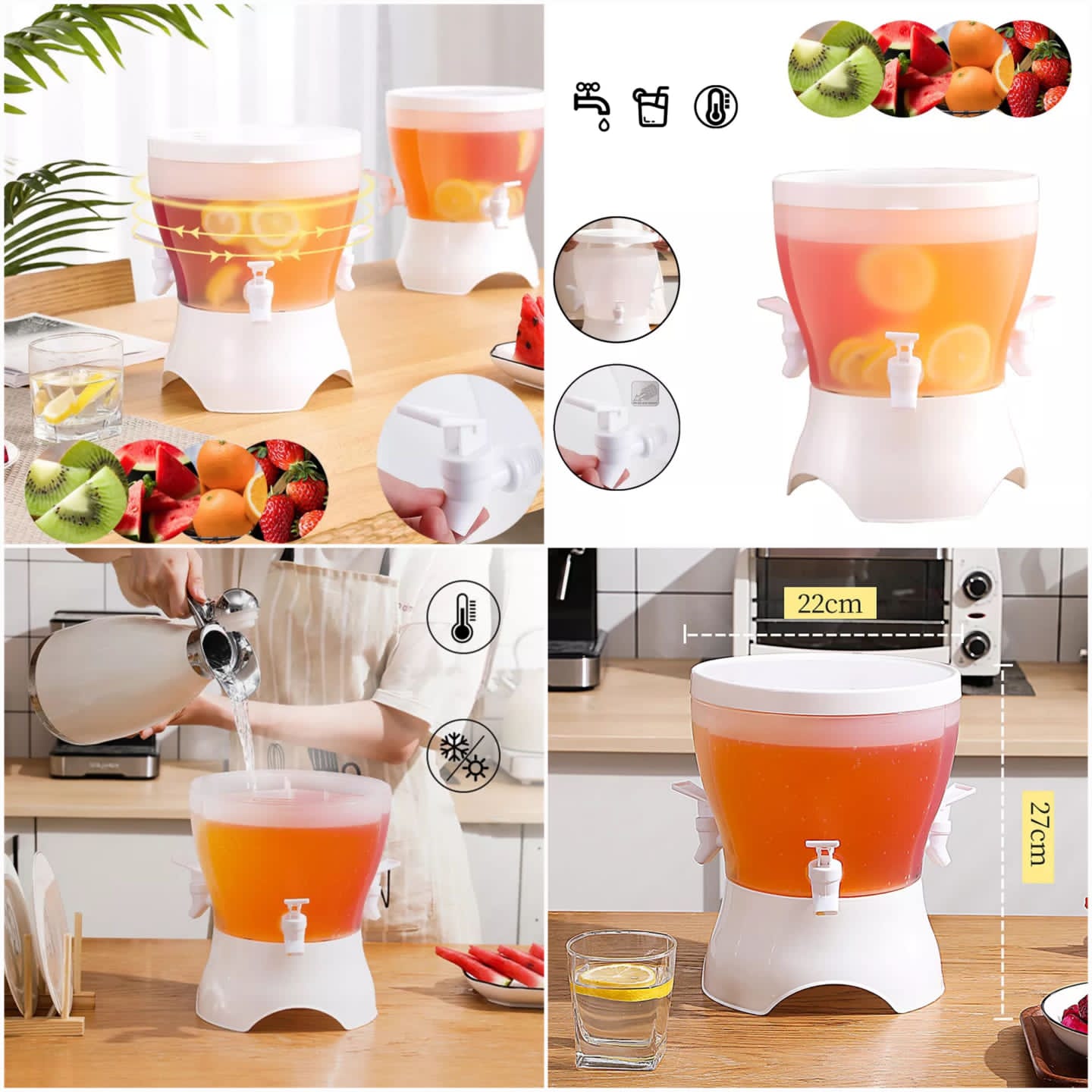 3 in 1 Large-capacity Water Beverage Dispenser