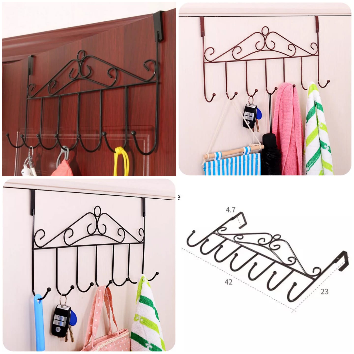 Over Door Metal Hanger