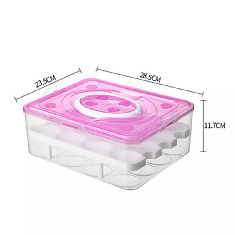2 Layer 32 Cells Eggs Storage Box