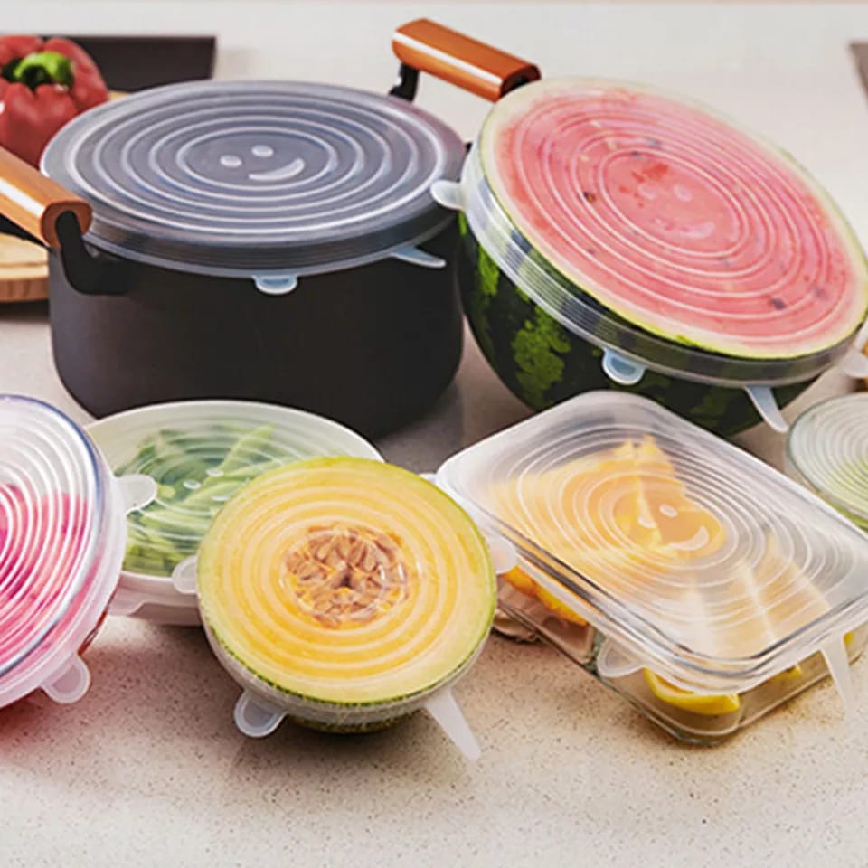 6PCS Silicone Lids