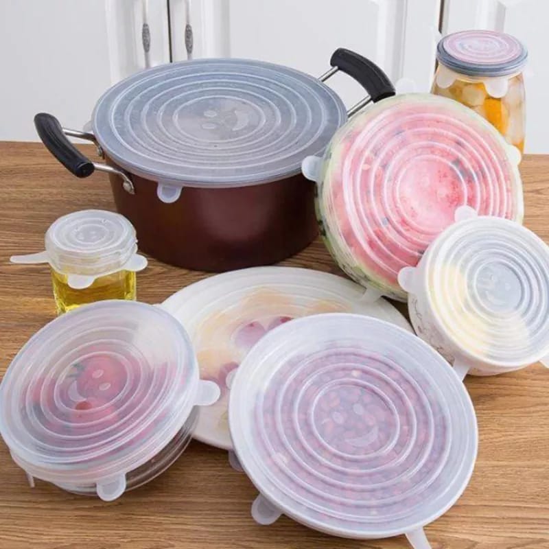 6PCS Silicone Lids