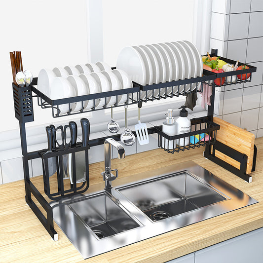 85cm Over Sink Kitchen Sink Drain Storage Rack