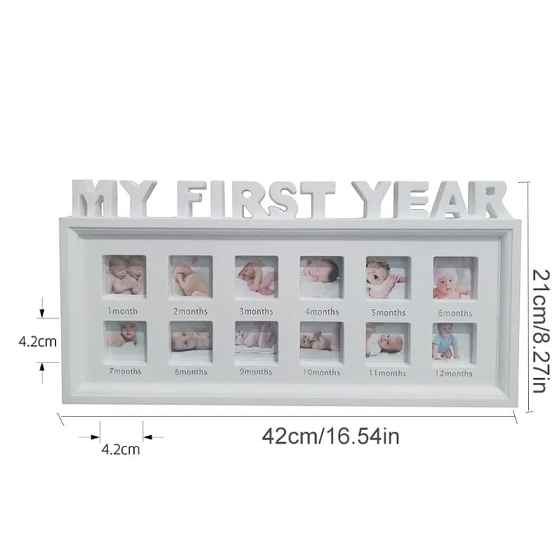 Creative My First Year Photos Frame