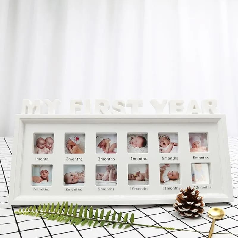 Creative My First Year Photos Frame
