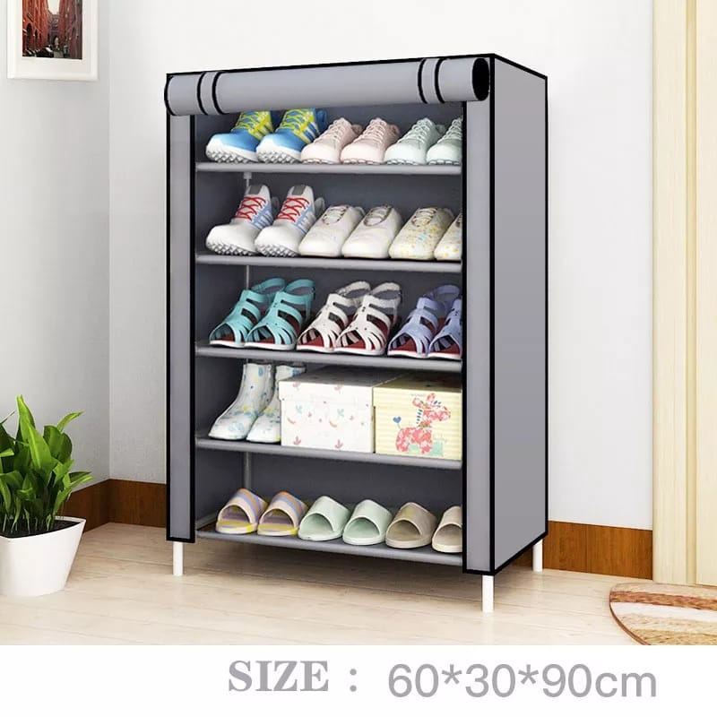 5 Layers Non Woven Fabric Dustproof Shoe Cabinet