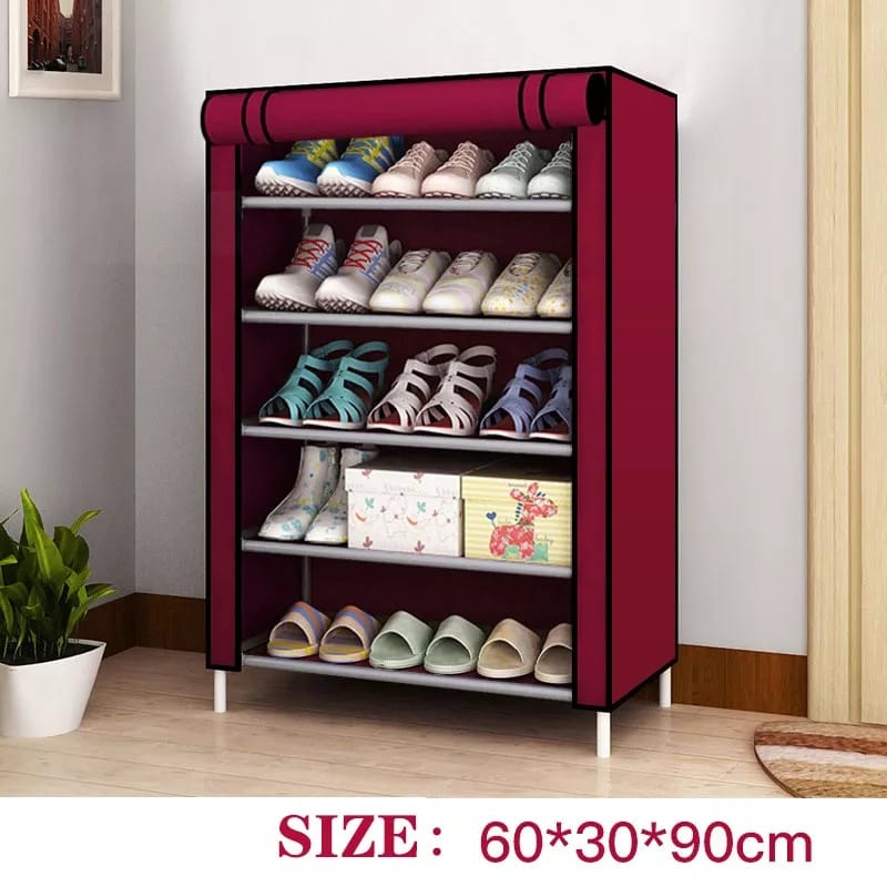 5 Layers Non Woven Fabric Dustproof Shoe Cabinet