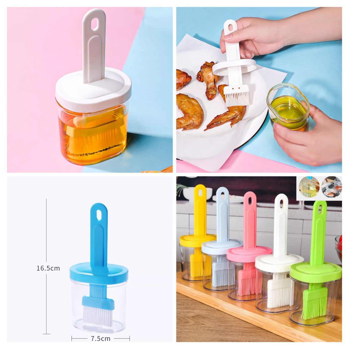 Barbecue Oil Brush Jar