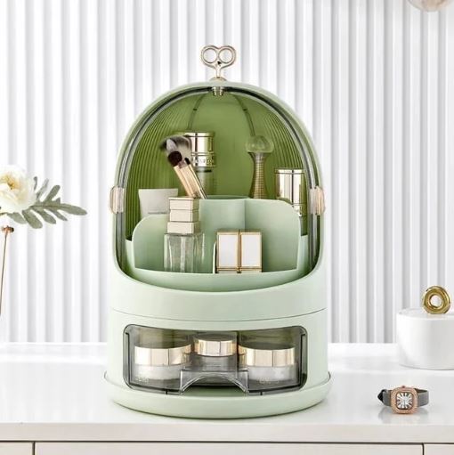 Makeup Storage Organizer, Makeup Holder Organizer, 360° Rotating Makeup Organizer