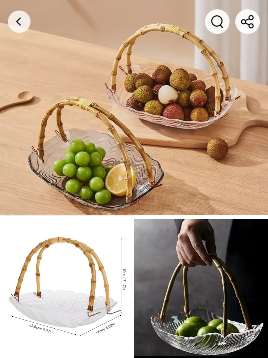 Acrylic Fruit Tray