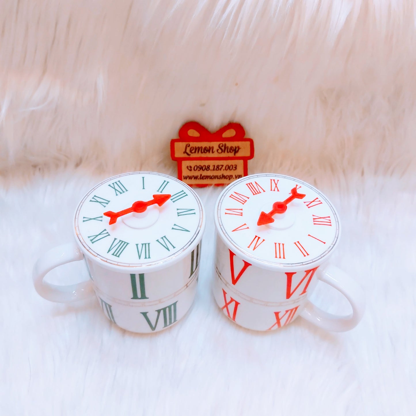 Clock Style Ceramic Cup