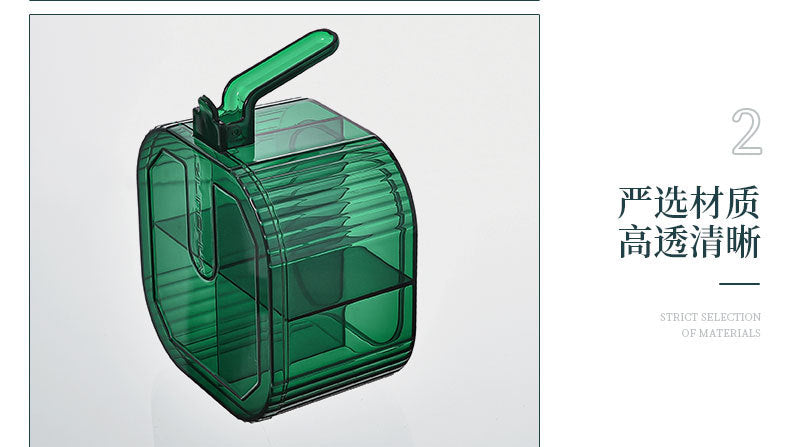 Four- compartment Seasoning Box Acrylic (Premium Quality)
