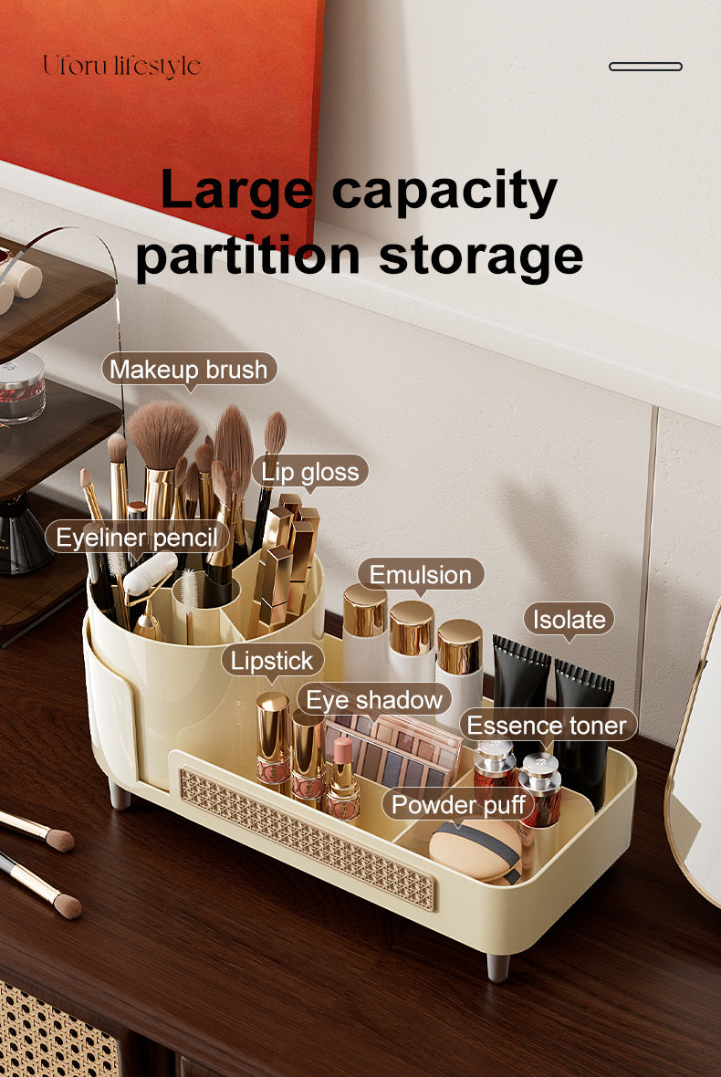 360° Rotatable Desktop Makeup Box (Premium Quality)