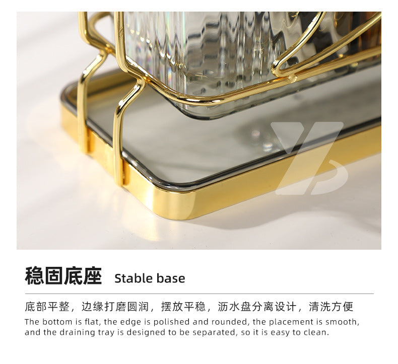 Luxury Leaf Pattern Cutlery Holder (Premium Quality)