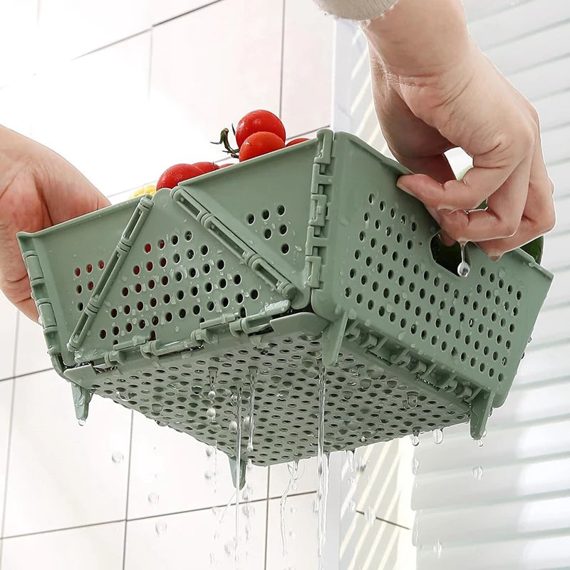 Foldable Food Drain Basket (Premium Quality)
