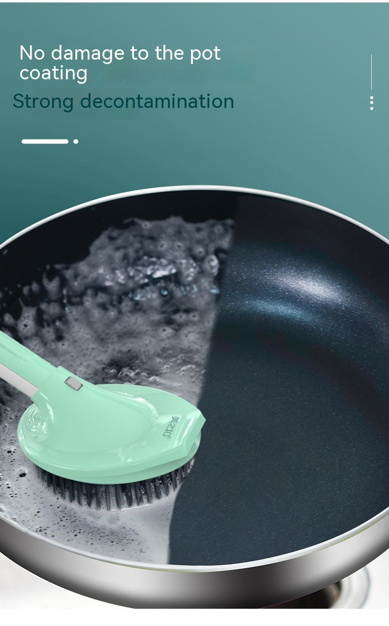 Long Handle Liquid Storage Pot Brush