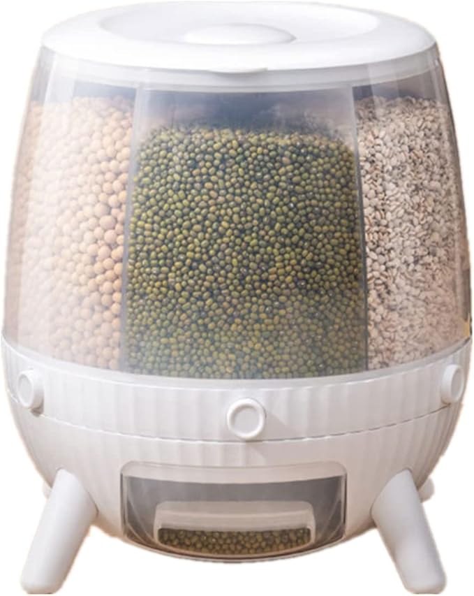 10L 6 in 1 Rotating Grain Dispenser (Premium Quality)