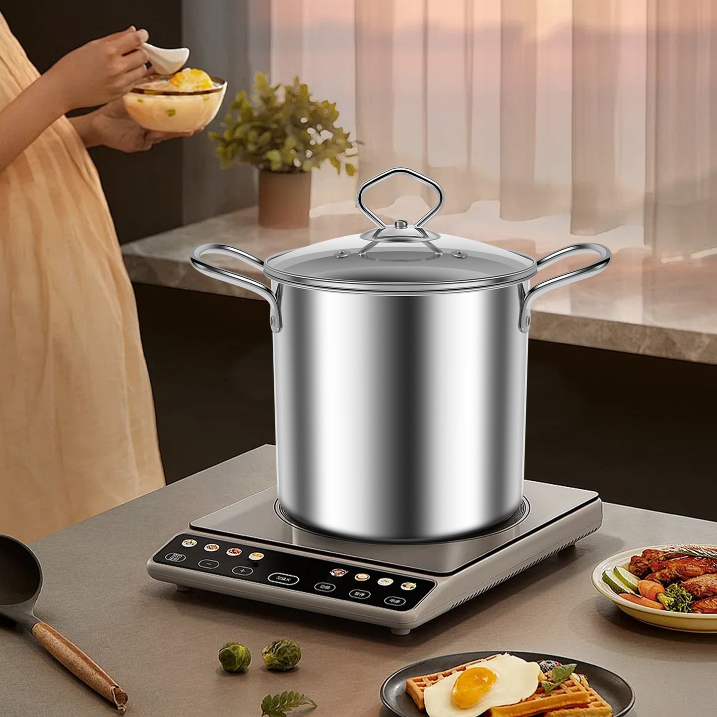 Deep Fryer Pot with Basket 3.5L (Heavy Duty)