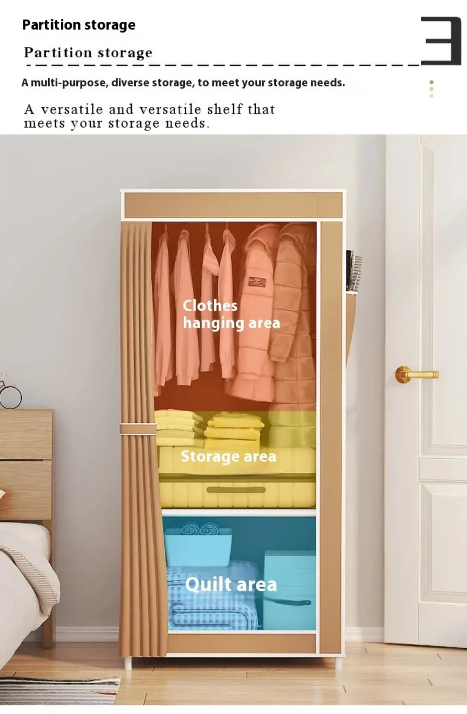 Modern Style MultiLayers Wardrobe