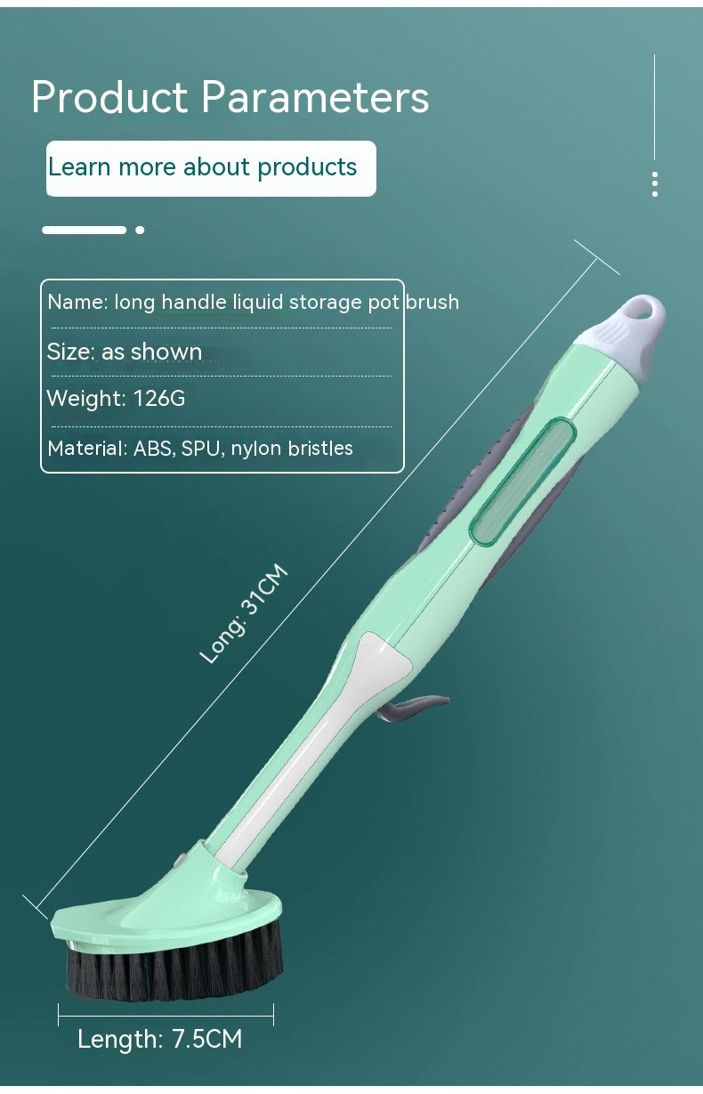 Long Handle Liquid Storage Pot Brush